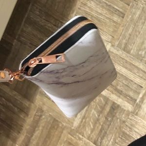 Marble colored wristlet